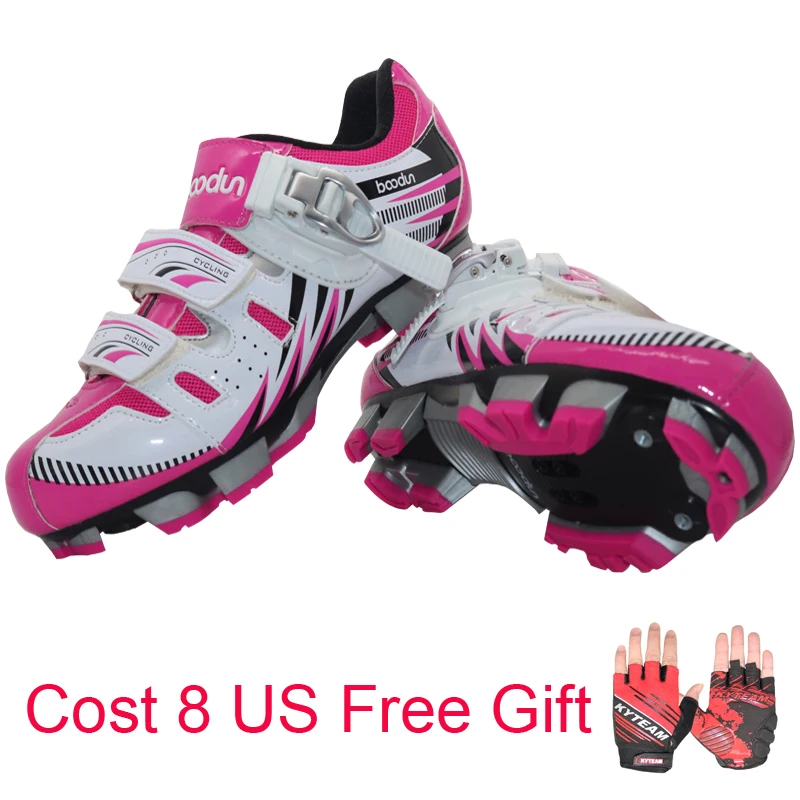 

Boodun Cycling Shoes Professional Bicycle Racing Sports Mountain Bike Cycling Shoes Athletic MTB Road Bike Auto-lock Shoes