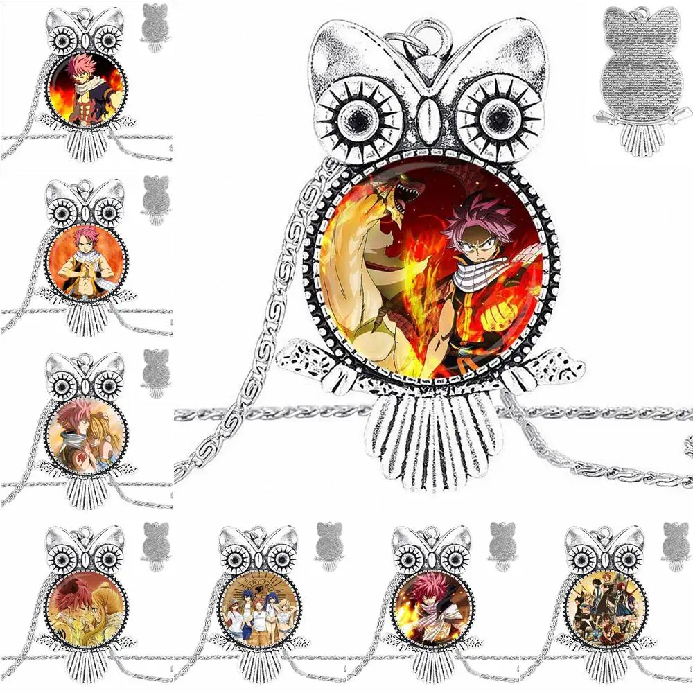 

EJ Glaze For Girls Wholesale Necklace Fashion Long Chain With Owl Necklace Jewelry Fairy Tail
