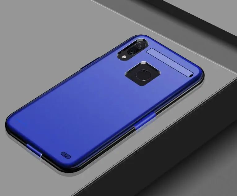 blue 6800 мАч чехол для банка питания для Xiaomi Redmi Note7/Note7Pro, запасная батарея для Redmi note7 Pro, чехол для аккумулятора - Цвет: blue