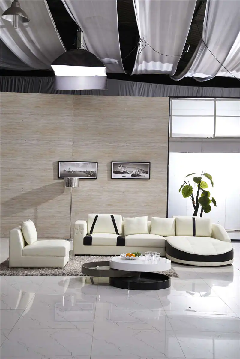 Полностью продаваемый кожаный диван кровать L образной формы для гостиной|leather