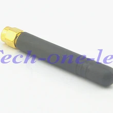 50 шт./лот 433 МГц Резина 2-3dbi gains 433 МГц антенна с SMA Прямой штекер разъем