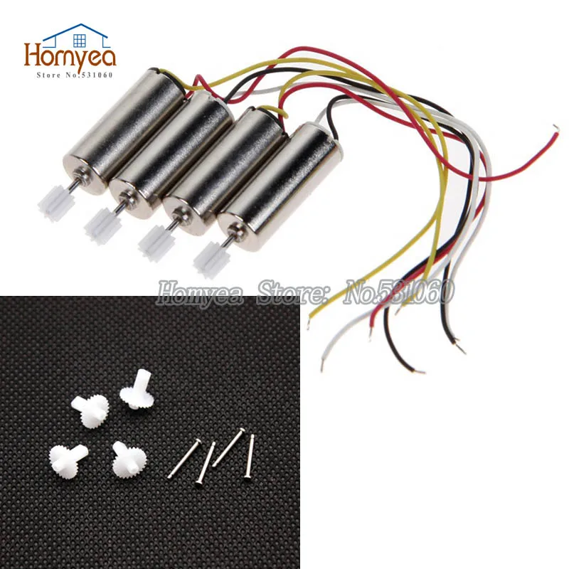 

Original Syma x11 x11c Remote Control Quadcopter spare parts 4pcs Motor 4pcs Principal axis Gear Replacement Repair