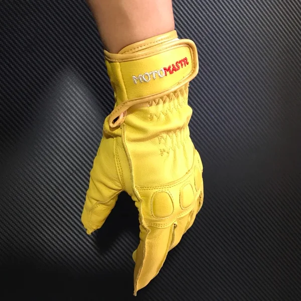 

New vintage Leather urban Retro Cruiser Protective Motorcycle Riding Racing Gloves MOTOMASTR GM175