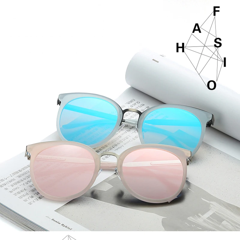 

Oval Sunglasses Women 2018 Vintage Pilot Coating Glasses With Metal Frame Sunglass Vocation Accessories WD2524