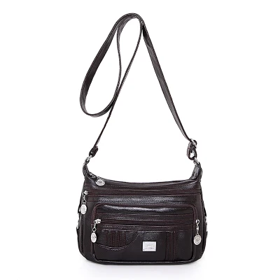 Роскошные сумки, женские сумки,, известный дизайнер, сумки высокого качества, женские сумки через плечо, сумки для мам, тоут, Bolsas Femininas - Цвет: deep brown handbag