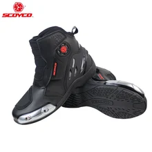 SCOYCO/мотоциклетные ботинки; ботинки для мотогонок; ботинки для мотокросса; ботильоны для гонок по бездорожью; обувь для уличной езды; защитное снаряжение