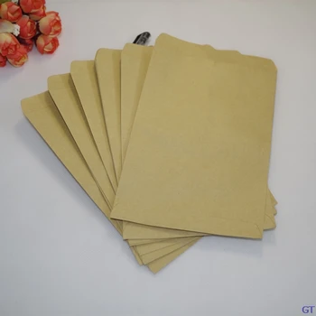 

100pcs LxW: 12x18cm kraft paper brown seed bag crop pollination isolation sack seed packaging/grow/protective bags