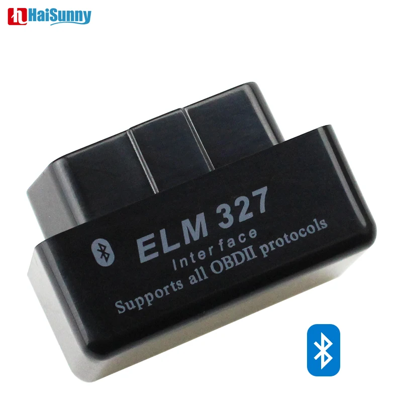 Haisunny супер версия V2.1 мини ELM327 сканер OBD II ELM 327 Bluetooth для мульти-самых лучших брендов, включая CAN-BUS поддерживает все OBD-II модель