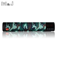 M& J беспроводной bluetooth динамик 10 Вт 3d стерео звуковая система Поддержка TF карты FM USB AUX для домашнего кинотеатра ТВ ПК компьютерный динамик