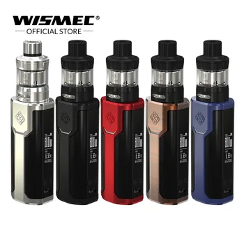 

Original Wismec SINUOUS P80 Kit with Elabo Mini Tank 2ML 80W Max output Mod Box Uses single 18650 battery Electronic cigarette