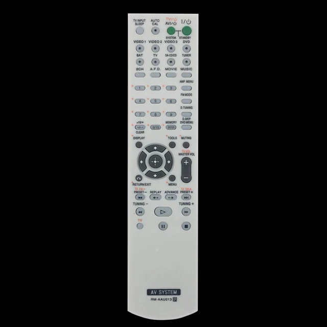 New For Sony Rm Aau013 Audio Video Receiver Av Remote Control New For Sony Rm Aau013 Audio Video Receiver Av Remote Control Htddw790 Htddw795 Strdg510