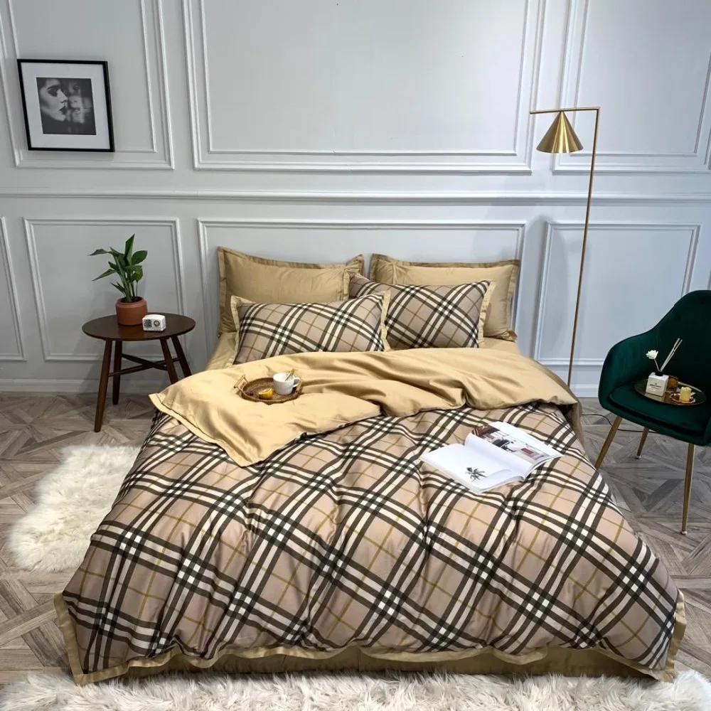 

Egyptian cotton Bedding Set twill Bed Set Queen King Size Bed Sheet Luxury Welt Duvet Cover Set Special Edition Bed Linen