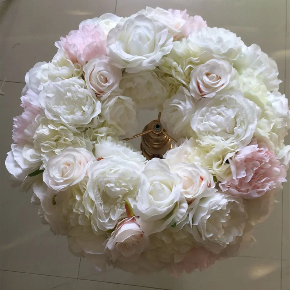 

Artificial rose garland decoration for wedding stage props and square corner of Fangyuan Plaza
