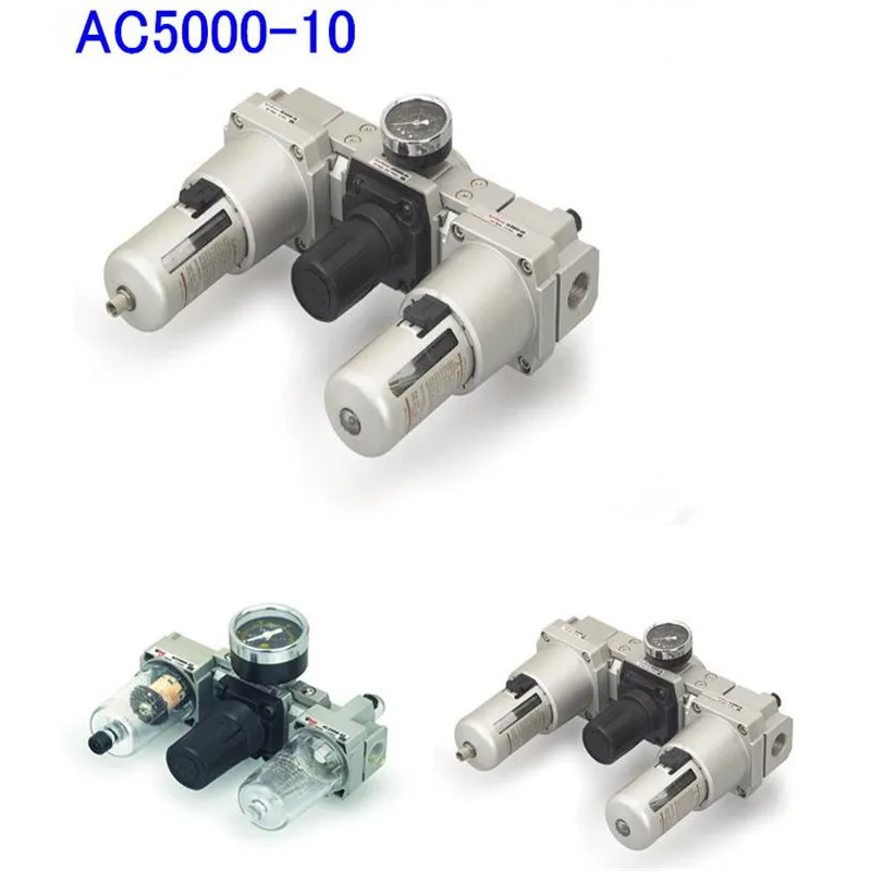 AC5000 3/4 ''пневматический источник воздуха обработки единиц FRL комбинации сжатого Aire фильтр Регулятор