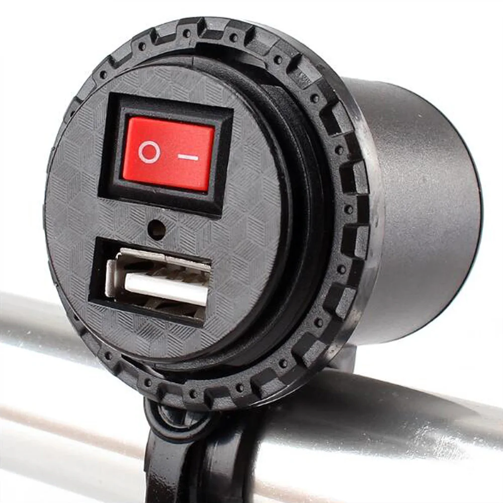 USB зарядное устройство для электрического мотоцикла скутера с выключателем 12 В