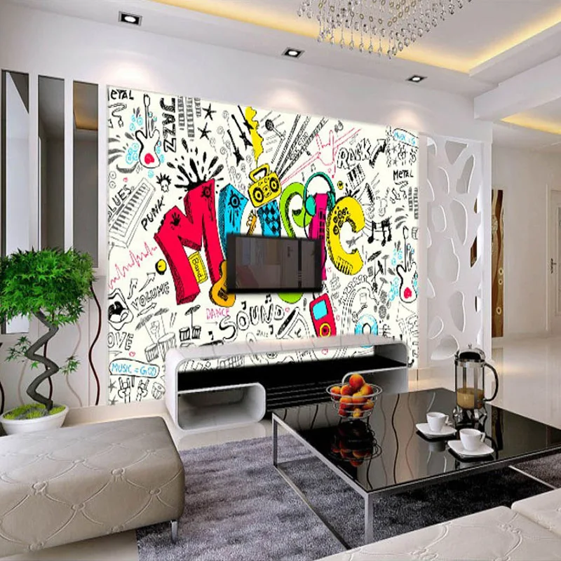 Custom-3D-Abstract-Musical-Children-s-Room-Graffiti-Large-Mural-Cafe-Restaurant-Bar-Bedroom-Streets-Rock (2)