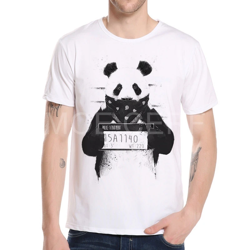 T shirt panda homme Clearance