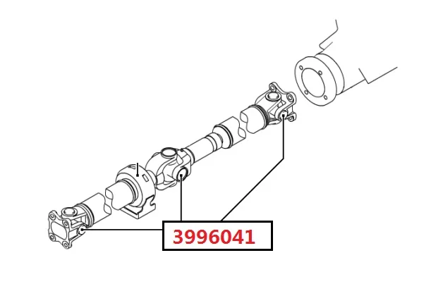 Propshaft U-JOINT для LAND ROVER Дискавери RANGE ROVER SPORT TVB500360 и Ssang Yong Actyon SPORTS KYRON REXTON RODIUS STAVIC