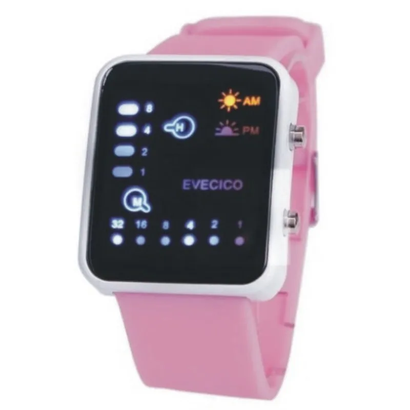Evecicoled table fashion sports waterproof electronic watch square unisex digital trend watch