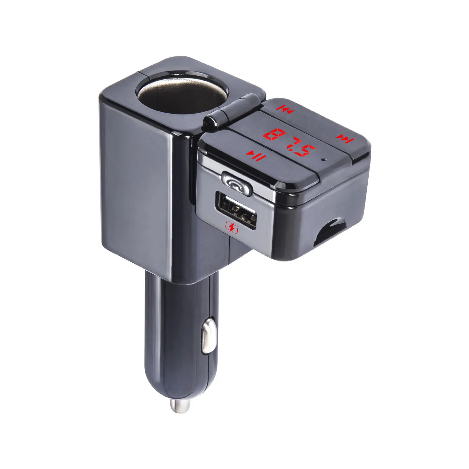 Bluetooth Беспроводной в автомобильный fm-трансмиттер Радио Car Kit с 2 USB Зарядные устройства для автомобиля, громкой вызова для iphone Samsung Android