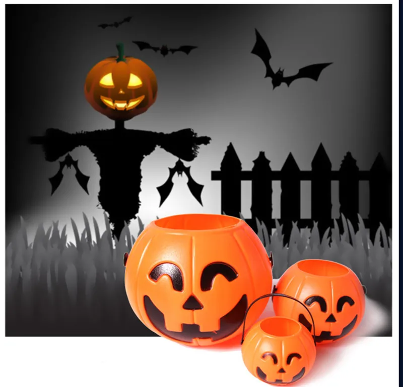 10pcslot halloween party props plastic pumpkin bucket trick treat cosplay plastic decoration pouch holder - Large Plastic Pumpkins 10pcslot halloween party props plastic pumpkin bucket trick treat cosplay plastic decoration pouch holder - Large Plastic Pumpkins