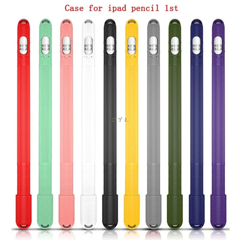 

Anti-Slip Sleeve Pencil Cap Grip Holder Silicone Case Cradle Stand With Cap Keeper Holder for Apple iPad Pro 9.7'10.5'12.9'Penci