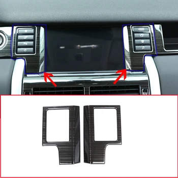 

For Land rover Discovery Sport 2015 2016 2017 2018 Car Steel Black brushed Mode Button Frame Trim Accessories