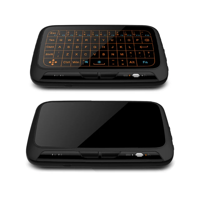 Best Price New H18 2.4G Wireless Backlight Keyboard Mini Touch Keyboard Large Touchpad for Raspberry Pi 3 Android TV Box Laptop PC Tablet Best Price New H18 2.4G Wireless Backlight Keyboard Mini Touch Keyboard Large Touchpad for Raspberry Pi 3 Android TV Box Laptop PC Tablet