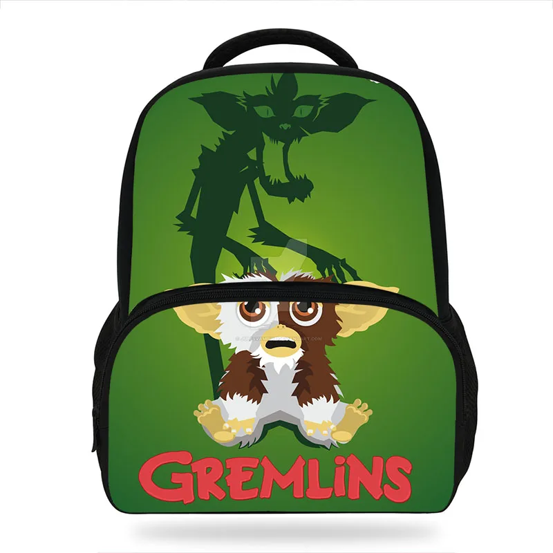 

2018 Cartoon Gremlins Gizmo Children Backpacks For Teenage Girls School Bags Cute Animals character Book bags For Kids Boys