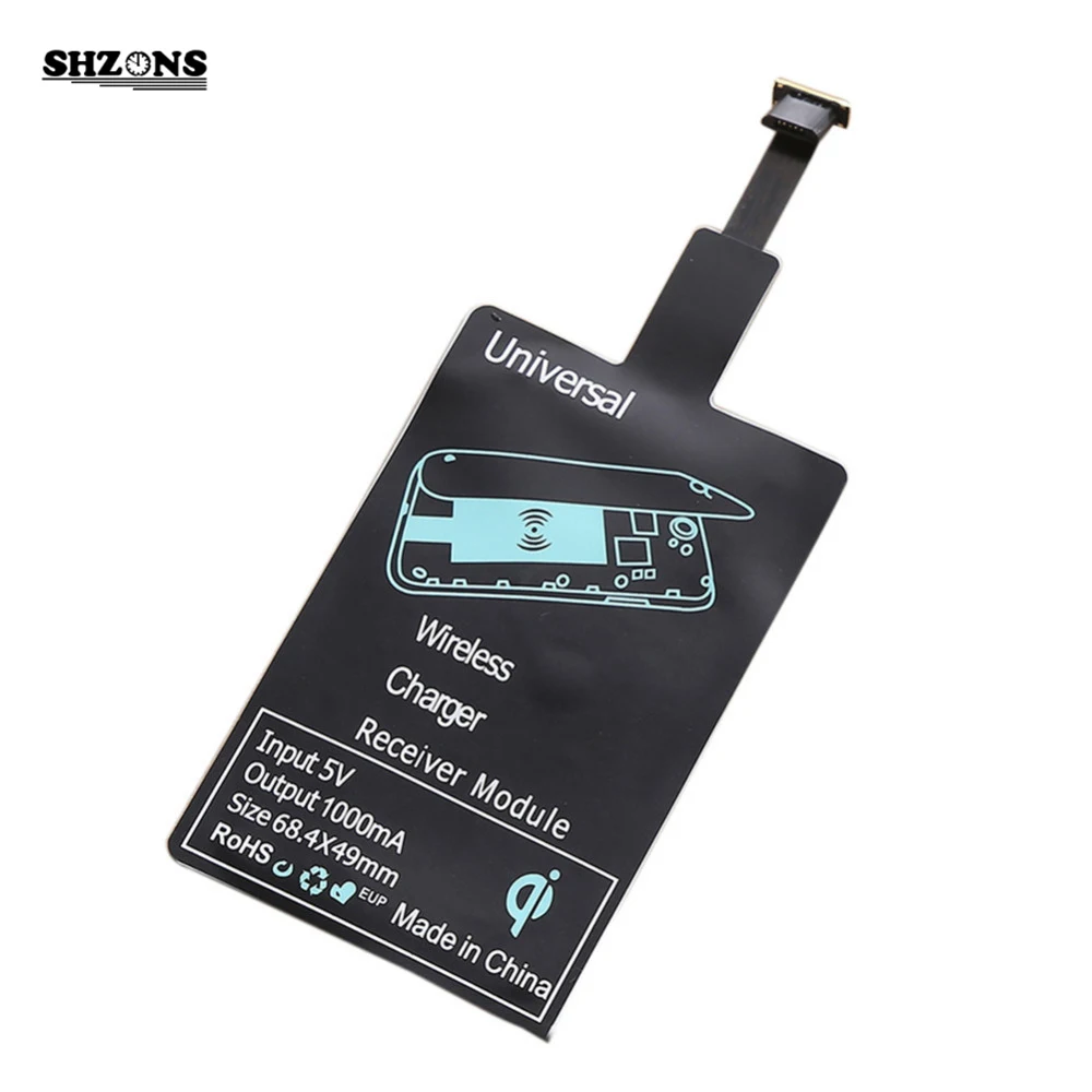 

Qi Wireless Charger Receiver Module for iPhone Smart Charging Adapter Receptor for Android Wireless Charger Transmitter Charger