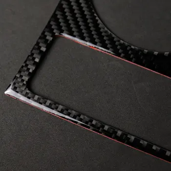 

Car Styling Carbon Fiber Trim Cup Holder Decorative Frame Decal Cover Sticker Cover For Audi A5 A4 B8 2009-2015