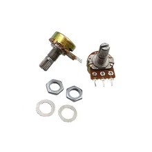 1 pièces potentiomètre 10 K 1 K 100 K 5 K 50 K OHMS 3 Bornes Cône Linéaire potentiomètre Rotatif B10K 103 pour Arduino pour amplificateur De Puissance(China)