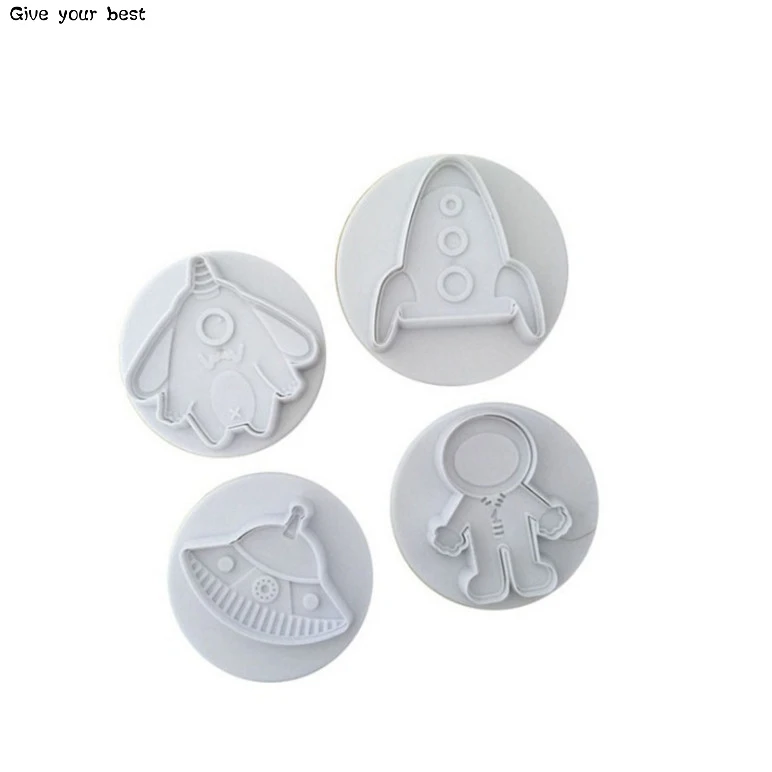 Пластиковые формочки для печенья 4 шт./компл. | Дом и сад