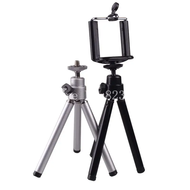 Black Smartphone Tripod Mount + Universal Holder Standard Phone TriPod