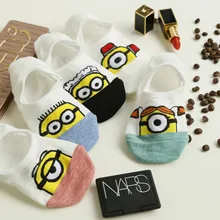 1 пара/лот, летние хлопковые тонкие классные женские лодочные носки с рисунками животных, милые кавайные носки для девочек, носки для женщин, забавная лодка