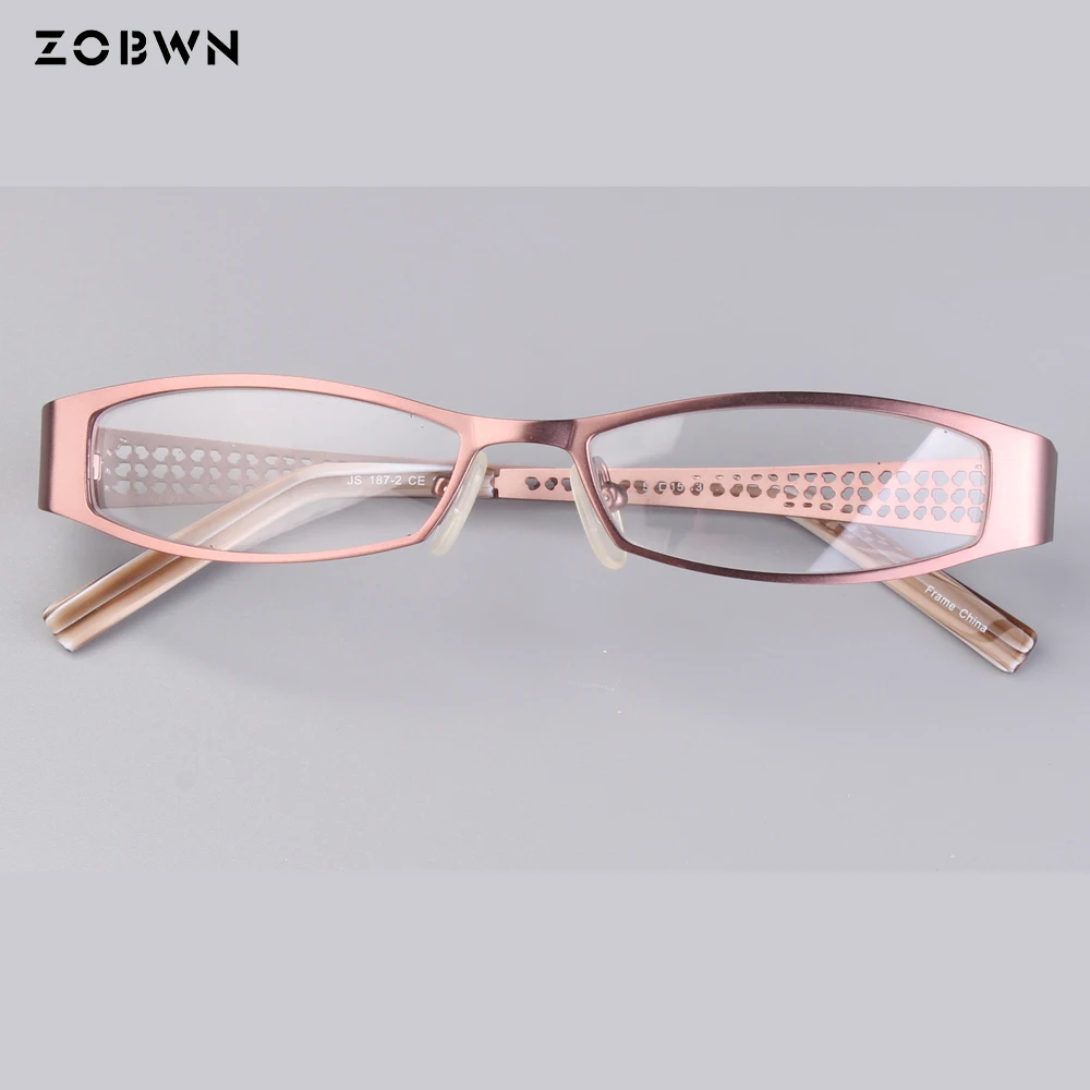 Модные розовые цвета синее перо павлина винтажные оптические очки по рецепту женские очки красивые очки для женщин quadros