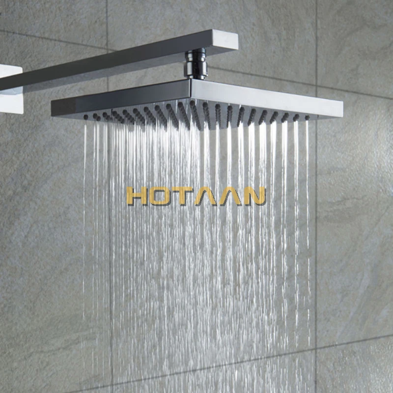 US $41.30 Brass Bathroom Shower Faucets Lanos Rain Shower Set Bath Mixer Wall Water Tap Torneira Chuveiro Banheiro Ducha Shower Hotels