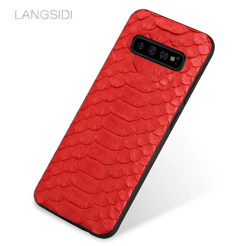 Чехол S10 plus для Samsung s10 чехол из натуральной кожи питона чехлы samsung galaxy s10e +|Бамперы|
