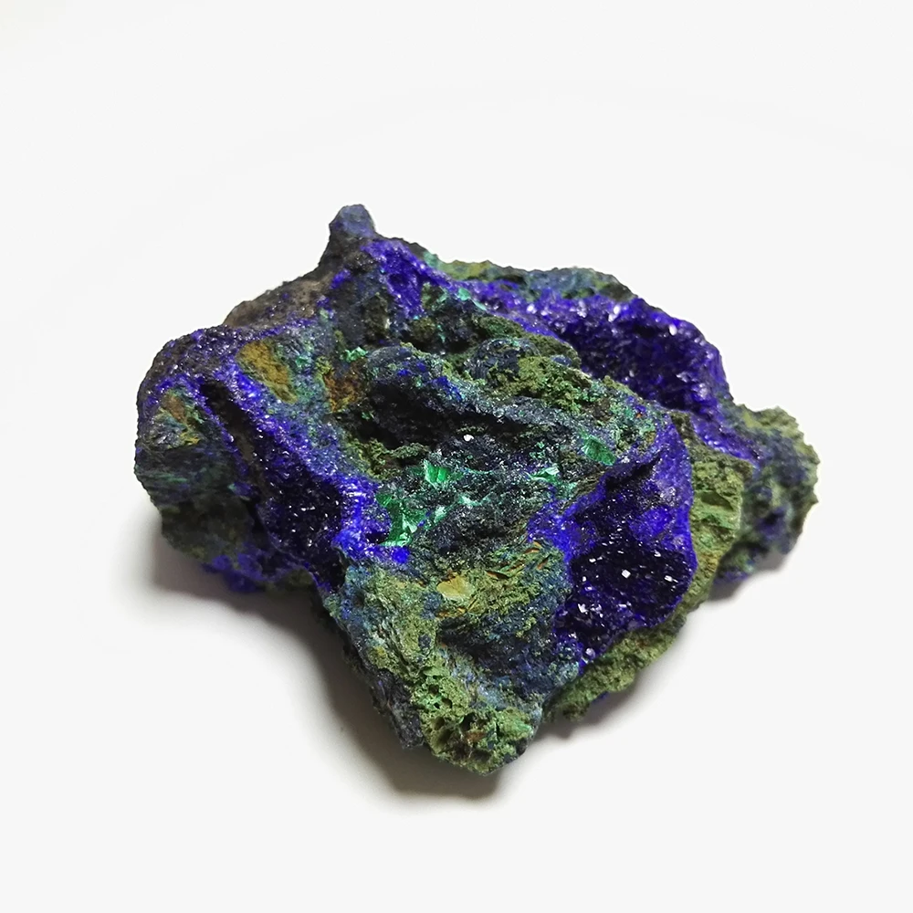 

250g New listing cheap malachite Azurite crystal ore specimens collection B2-38