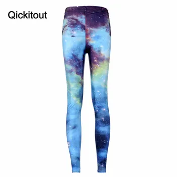

Women Green Leggings Space print pants supernova sale Milk Leggings Fitness