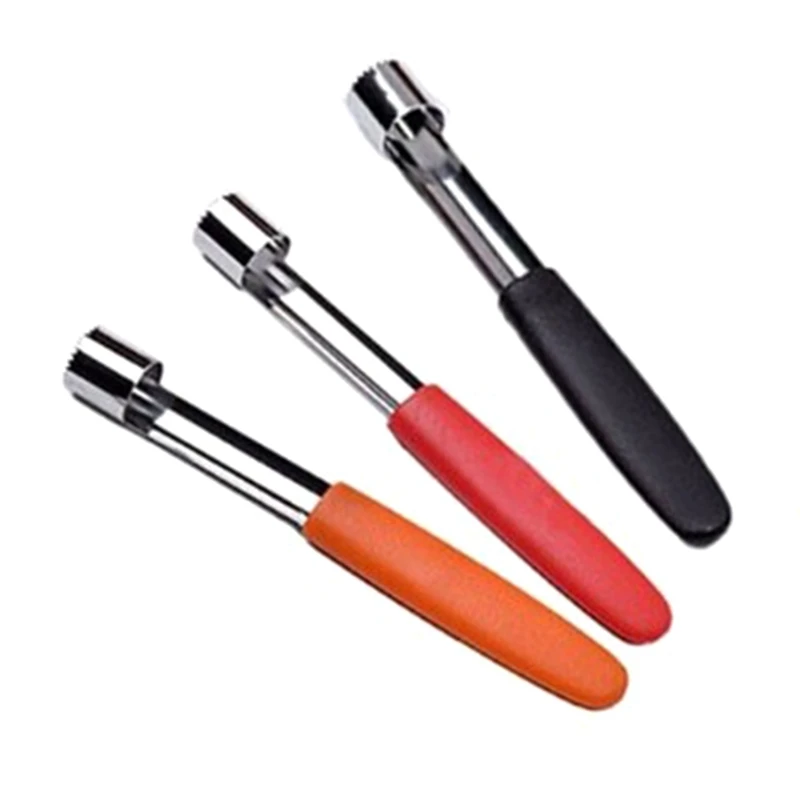 1 Pcs Apple Corer Stainless Steel Fruit Pear Corers Seed Remover Pitter Easy Twist Kitchen Core Practical Tool Random Color
