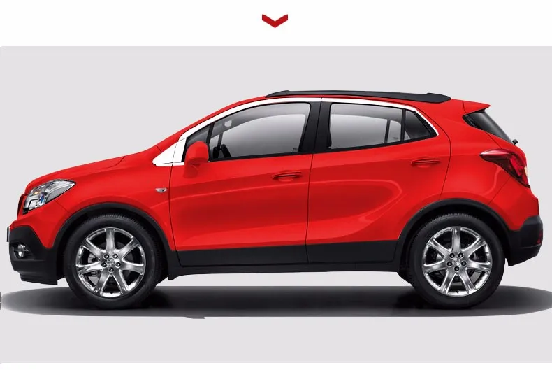 Прекрасно подходит для Buick Encore нержавеющая сталь хром подоконник пояс отделка окна под давлением отделка