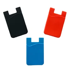 1х Портативный Силиконовый Держатель для карт, держатель для карт, автобусная карта, бизнес кредитный ID держатель для карт, карман на 3 м, клейкая модная наклейка