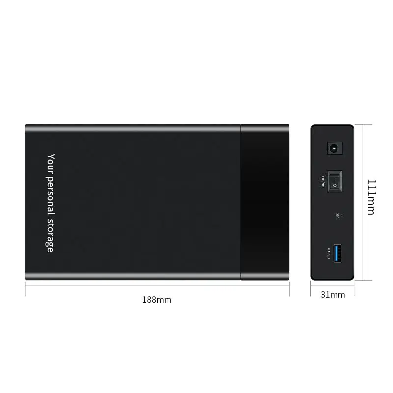 ЕС/Великобритания/США 2,5/3,5 дюймов USB 3,0 SATA внешний жесткий диск Корпус устройства для Mac OS Windows Linux жесткий диск Тип корпуса USB