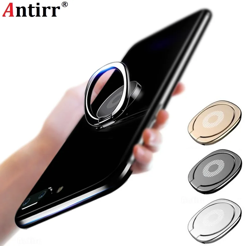 Antirr Luxury Finger Ring Holder 360 Degree Mobile Phone Smartphone Finger Stand Holder For iPhone 8 7 6 Samsung S8 iPad Tablet