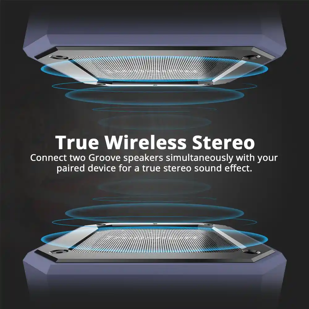 tronsmart element groove bluetooth speaker black