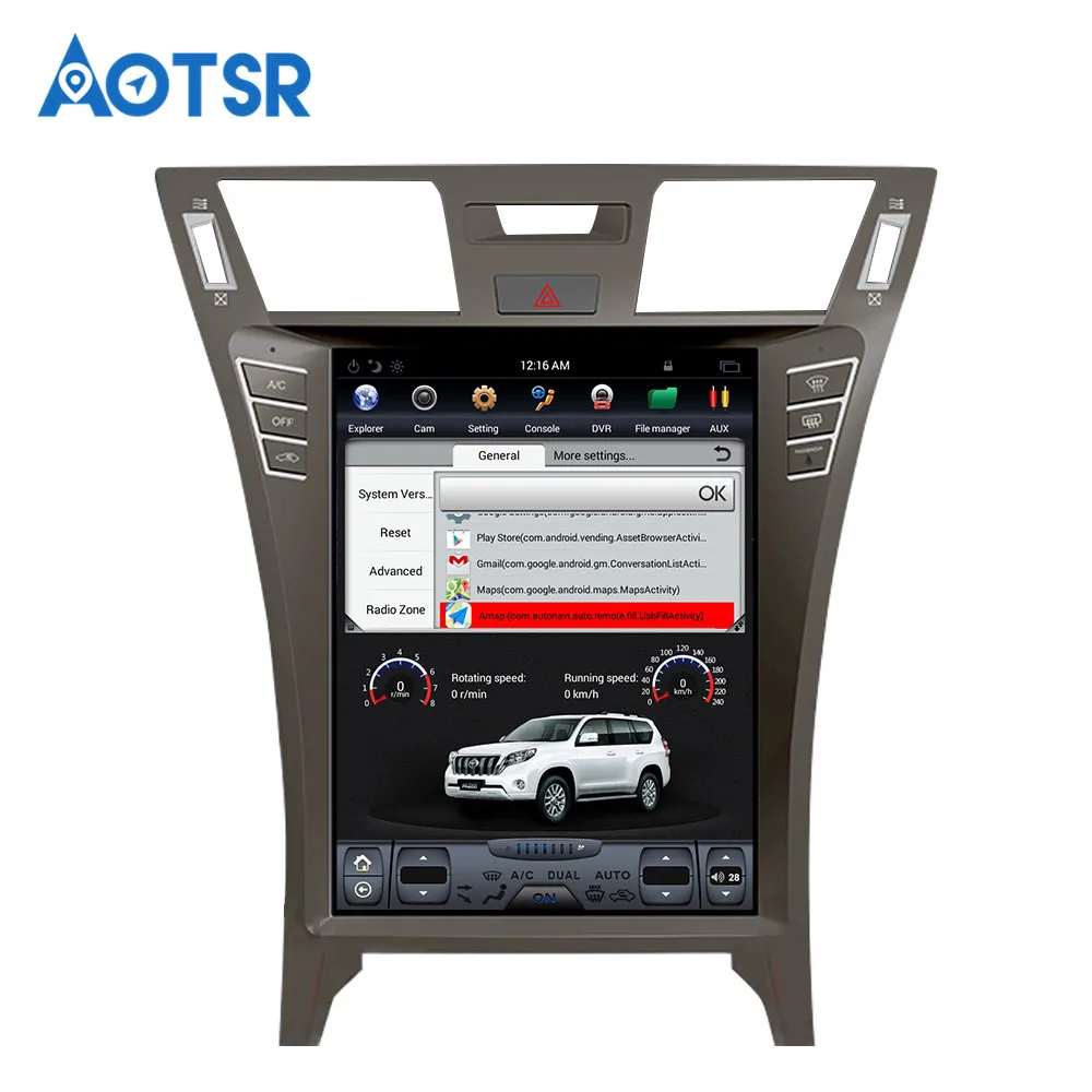12," Tesla стиль ISP экран Android 8,1 Автомобильный мультимедийный радио плеер для Lexus LS460 gps навигация Нет CD плеер встроенный carplay