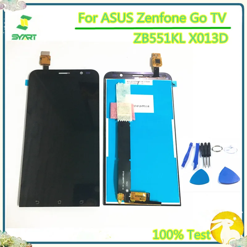 ЖК дисплей 5 дюйма для ASUS Zenfone Go TV ZB551KL X013D дигитайзер сенсорного экрана в сборе