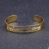 Cutomized Gold  Name Bangle     High Quality Stainless Steel Personalized ID Nameplate Bangles & Bracelet Adjusted ► Photo 3/6