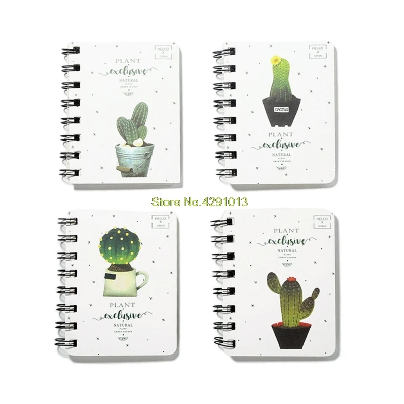 

Cute Cactus Daily Office Supplies Planner Spiral Notebook Diary Notepad Memo Pad Drop Shipping Support